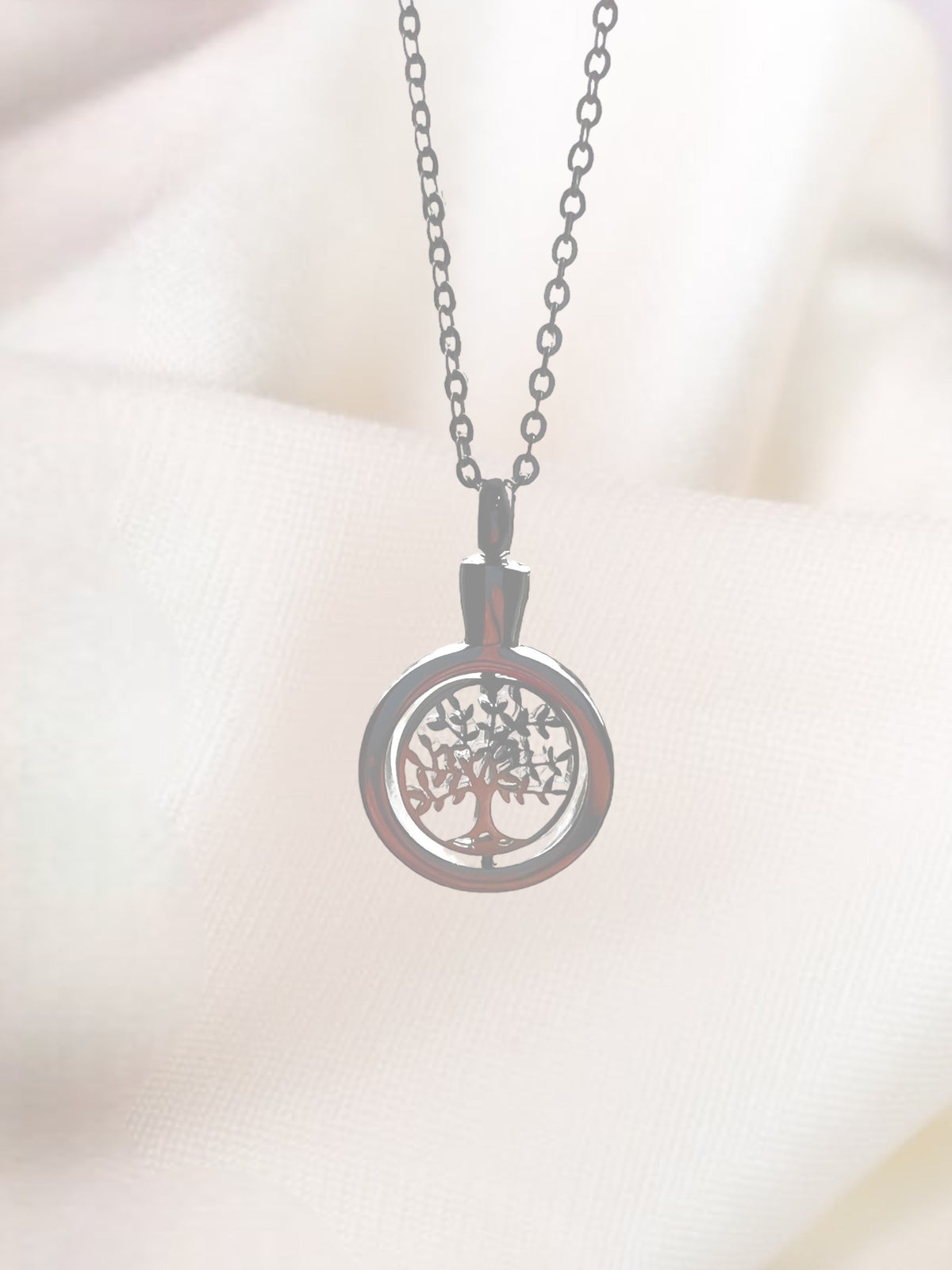Tree of Life Urn Spinner Centre Pendant Necklace