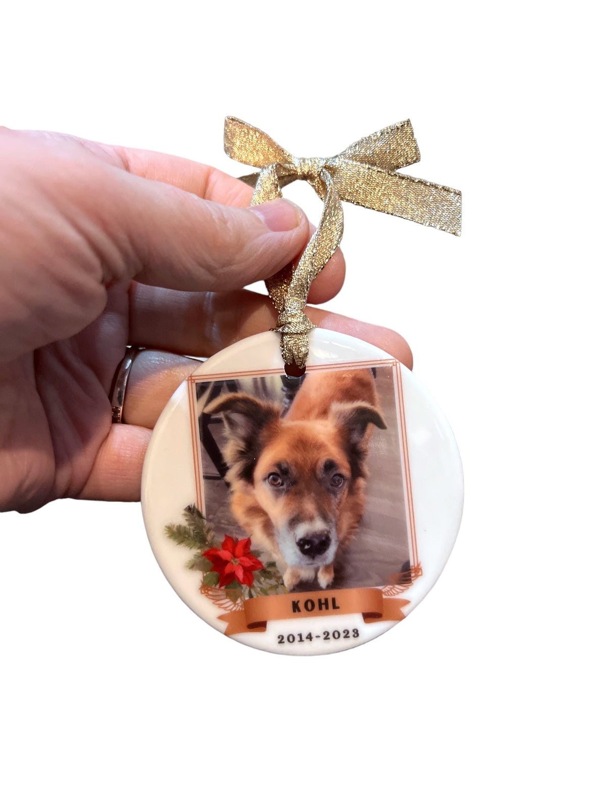 Ceramic Ornament - In loving memory of a beloved Pet