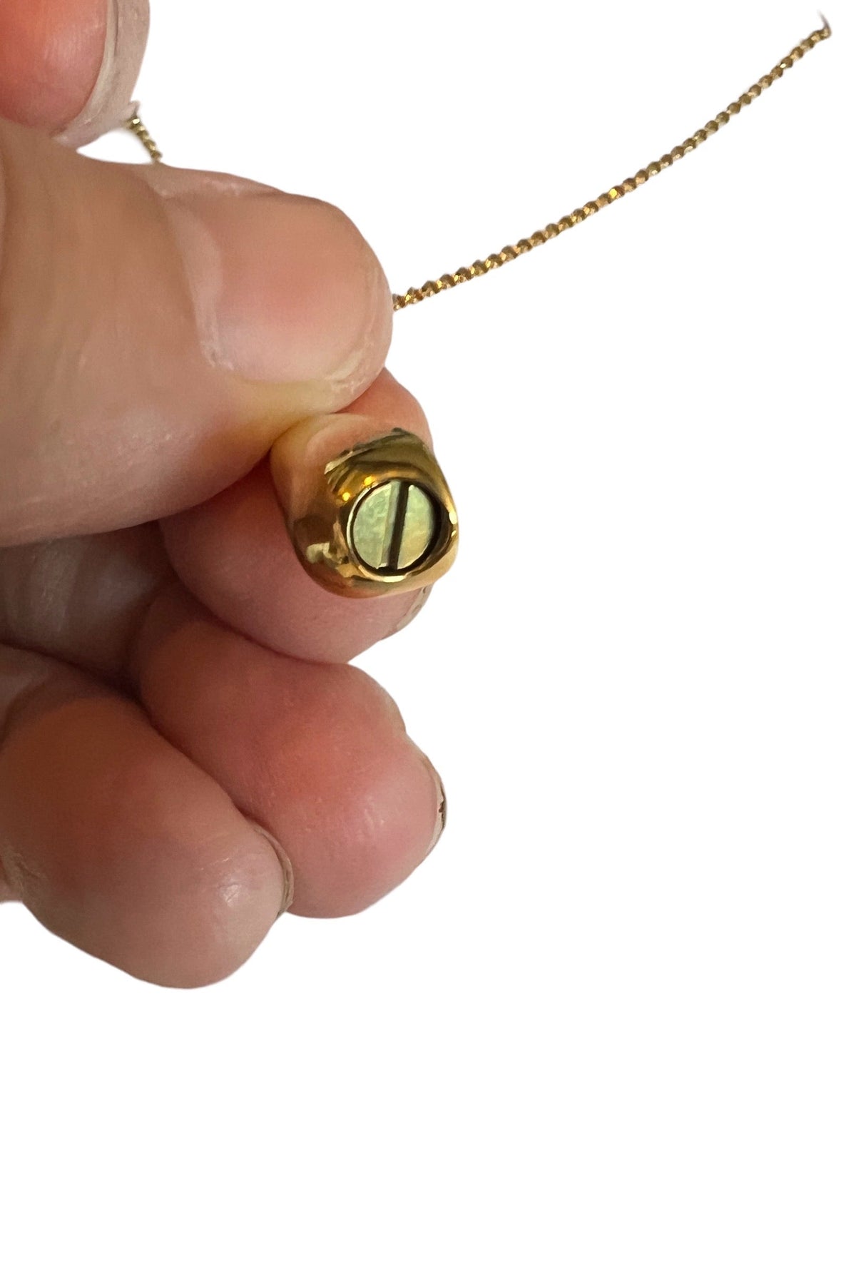 Dew Drop Cremation Urn Necklace Rose Gold