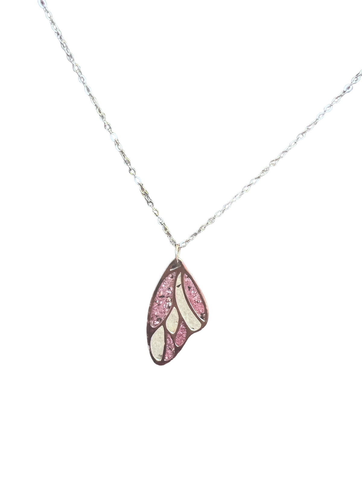 Butterfly Wing Enduring Love Ashes in Resin Collection - Sterling Silver