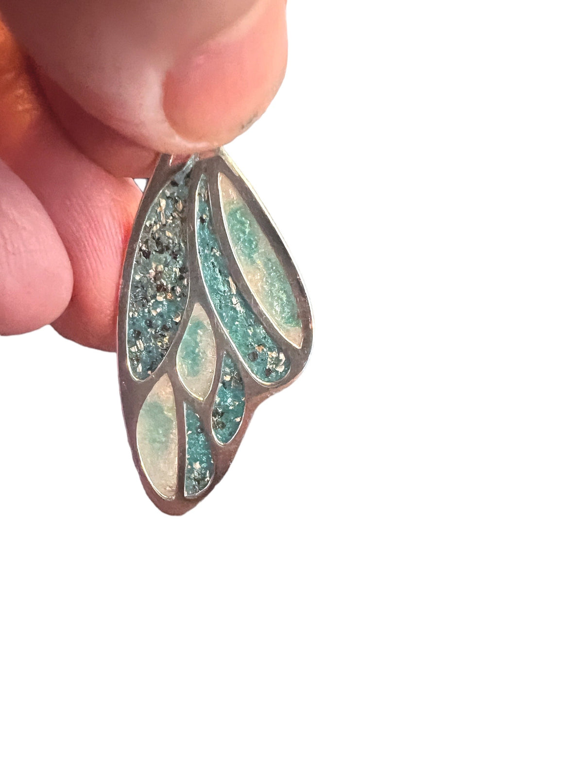 Butterfly Wing Enduring Love Ashes in Resin Collection - Sterling Silver