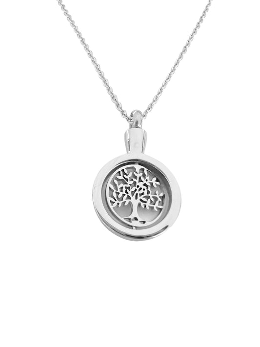 Tree of Life Urn Spinner Centre Pendant Necklace