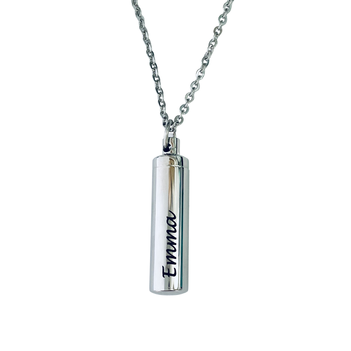 Cylinder Urn Pendant Necklace